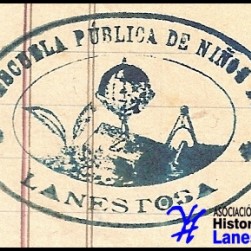 04-Lanestosa - Sello de la Escuela Publica de Ninos, principios del s.XX